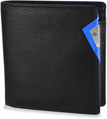 

My Pac Db Men Casual Black Genuine Leather Wallet(8 Card Slots), Blue