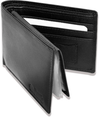 

Arpera Men Formal Black Genuine Leather Wallet(9 Card Slots)