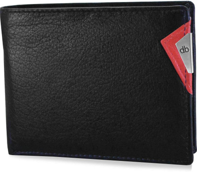 

My Pac Db Men Casual, Formal, Travel, Trendy Black Genuine Leather Wallet(19 Card Slots), Red
