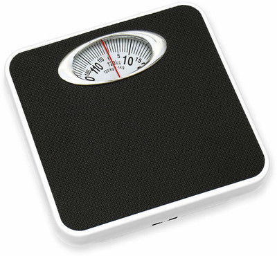 

Zelenor Analog Weight Machine For Human Capacity 120Kg Mechanical Manual Analog Weighing Scale (BLACk) Weighing Scale(Black)