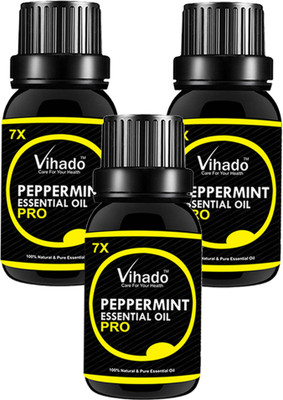 

VIHADO 100% Pure & Natural Peppermint Oil 7x Pro (30 ml) (Pack of 3)(30 ml)