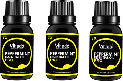 

VIHADO Peppermint essential oil 7x Pro (25 ml) (Pack of 3)(25 ml)