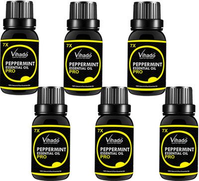 

VIHADO 100% Pure & Natural Peppermint Oil 7x Pro (30 ml) (Pack of 6)(30 ml)