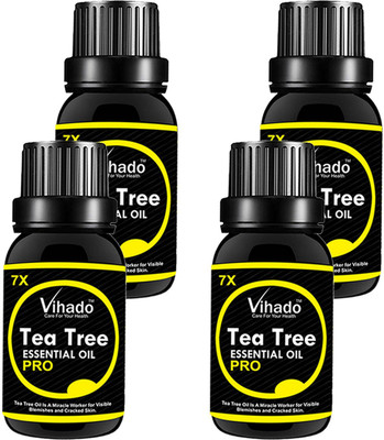 

VIHADO 100% Pure Rosemary Essential oil 5x Fast - (10 ml) (Pack of 4)(10 ml)