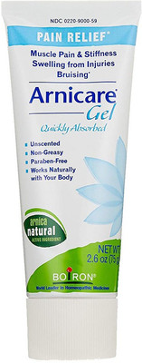 

Boiron Arnicare Gel, 2.6 Ounce, Topical Gel for Muscle Pain, Swelling, Stiffness and Discoloration from Bruising Gel(75 g)