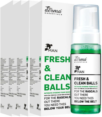 

True Derma Essentials Fresh & Clean Balls Hygiene Intimate Foam Body Wash(150 ml, Pack of 4)