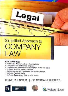 Simplified Approach To Company Law For Cs Executive New Syllabus June 2019 Exam(English, Paperback, Cs Neha Laddha , Cs Agrata Mukhrjee)