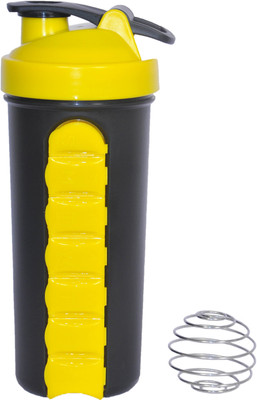 

UDAK Tablet 600 ml Shaker(Pack of 1, Yellow, Black), Black;yellow