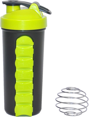 

UDAK Tablet 600 ml Shaker(Pack of 1, Green, Black), Black;green