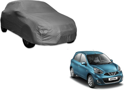 UDGHA Car Cover For Nissan Micra (Without Mirror Pockets)(Grey)