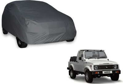 Flipkart SmartBuy Car Cover For Maruti Suzuki Gypsy (Without Mirror Pockets)(Grey)