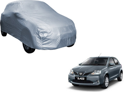 UDGHA Car Cover For Toyota Etios Liva (Without Mirror Pockets)(Silver)