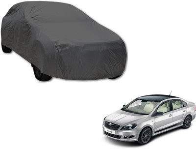 UDGHA Car Cover For Skoda Rapid (Without Mirror Pockets)(Grey)