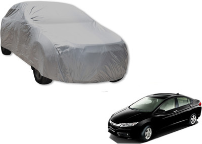 UDGHA Car Cover For Honda City i-Dtec (Without Mirror Pockets)(Silver)