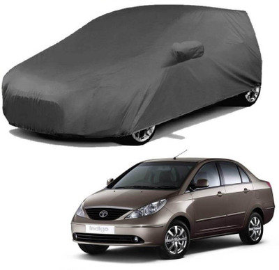 ANLOPE Car Cover For Tata Indigo CS (With Mirror Pockets)(Grey)