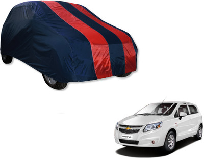 UDGHA Car Cover For Chevrolet Sail UVA (Without Mirror Pockets)(Blue, Red)