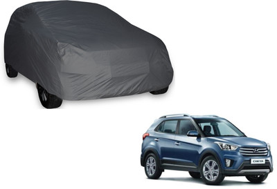 UDGHA Car Cover For Hyundai Creta (Without Mirror Pockets)(Grey)