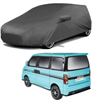 ANLOPE Car Cover For Maruti Suzuki Eeco (With Mirror Pockets)(Grey)
