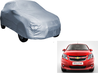 Flipkart SmartBuy Car Cover For Chevrolet UVA (Without Mirror Pockets)(Silver)