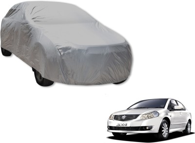 Flipkart SmartBuy Car Cover For Maruti Suzuki SX4 (Without Mirror Pockets)(Silver)