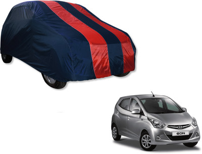 Flipkart SmartBuy Car Cover For Hyundai Eon (Without Mirror Pockets)(Blue, Red)