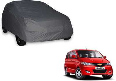 UDGHA Car Cover For Chevrolet Enjoy (Without Mirror Pockets)(Grey)
