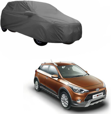 ANLOPE Car Cover For Hyundai i20 Active (With Mirror Pockets)(Grey)
