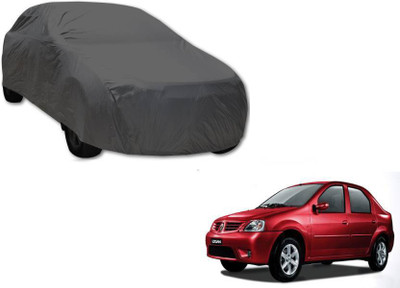 ANLOPE Car Cover For Mahindra Logan (Without Mirror Pockets)(Grey)
