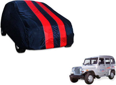 Flipkart SmartBuy Car Cover For Mahindra Marshal (Without Mirror Pockets)(Blue, Red)