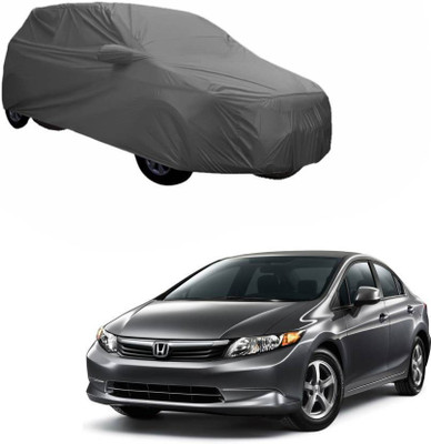 ANLOPE Car Cover For Honda Civic (With Mirror Pockets)(Grey)
