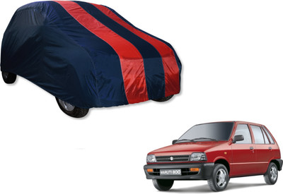 Flipkart SmartBuy Car Cover For Maruti Suzuki 800 (Without Mirror Pockets)(Blue, Red)