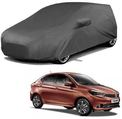 ANLOPE Car Cover For Tata Tigor (With Mirror Pockets)(Grey)