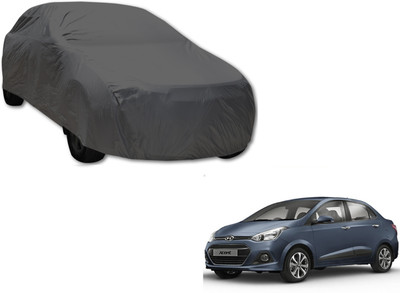 UDGHA Car Cover For Hyundai Xcent (Without Mirror Pockets)(Grey)