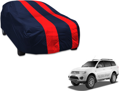 UDGHA Car Cover For Mitsubishi Pajero Sport (Without Mirror Pockets)(Blue, Red)