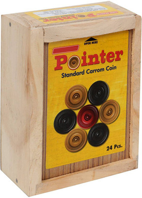 

QUINERGYS ™ Professional Grade Unbreakable Carrom Coin Set Carrom Pawns(Pack of 24)