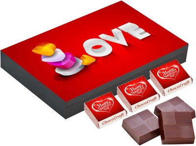 

CHOCOCRAFT Valentine's Gifts - Valentine Chocolate - 18 Chocolate Box Truffles(500 g)