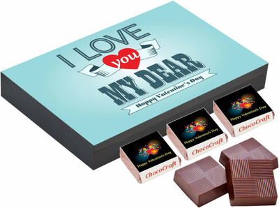 

CHOCOCRAFT Valentine's Day Gifts - Valentines Day Gifts For Guys - 18 Chocolate Box Truffles(500 g)