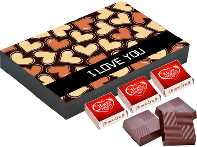 

CHOCOCRAFT Valentine's Gift - Unique Gifts For Women - 9 Chocolate Box Truffles(325 g)