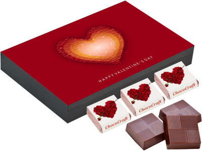 

CHOCOCRAFT Gifts For Boyfriend - Romantic Homemade Gifts For Girlfriend - 12 Chocolate Box Truffles(400 g)