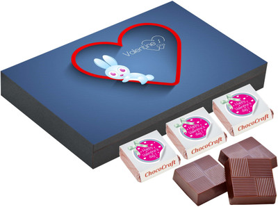 

CHOCOCRAFT Valentine's Day Gift - Surprise Gift For Boyfriend - 9 Chocolate Box Truffles(325 g)