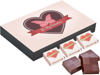 

CHOCOCRAFT Valentine's Gift - Valentine Gifts For Boyfriend - 18 Chocolate Box Truffles(500 g)