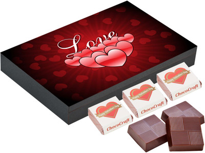 

CHOCOCRAFT Valentine Gifts - Best Gifts For Your Boyfriend - 12 Chocolate Box Truffles(400 g)