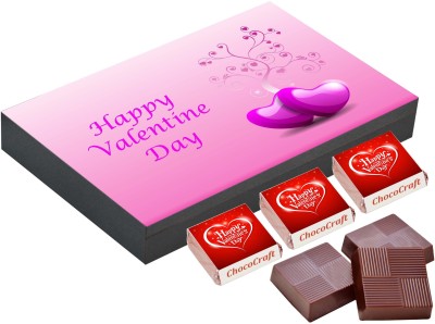 

CHOCOCRAFT Valentine's Gift - Romantic Homemade Gifts For Girlfriend - 9 Chocolate Box Truffles(325 g)