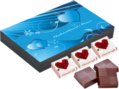 

CHOCOCRAFT Gifts For Boyfriend - Gift Suggestions For Girlfriend - 12 Chocolate Box Truffles(400 g)