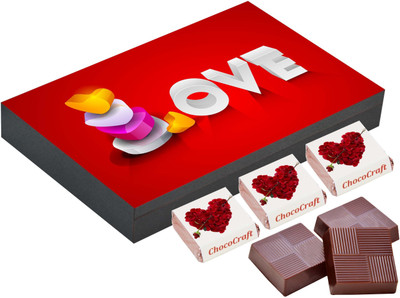 

CHOCOCRAFT Gifts For Boyfriend - Happy Valentine Day Gift - 9 Chocolate Box Truffles(325 g)