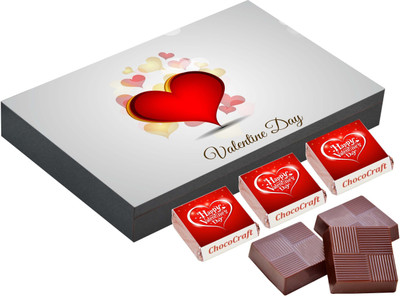 

CHOCOCRAFT Valentine's Gift - Small Gifts For Wife - 12 Chocolate Box Truffles(400 g)