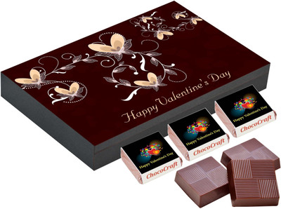 

CHOCOCRAFT Valentine's Day Gifts - Best Gift Ever For Girlfriend - 18 Chocolate Box Truffles(500 g)