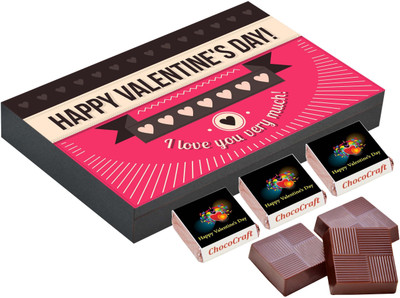 

CHOCOCRAFT Valentine's Day Gifts - Love Gift For Wife - 18 Chocolate Box Truffles(500 g)