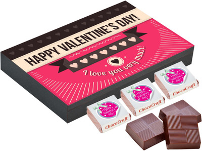 

CHOCOCRAFT Valentine's Day Gift - Best Gift Ideas For Boyfriend - 12 Chocolate Box Truffles(400 g)