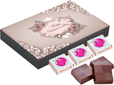 

CHOCOCRAFT Valentine's Day Gift - Perfect Gift For Wife - 18 Chocolate Box Truffles(500 g)